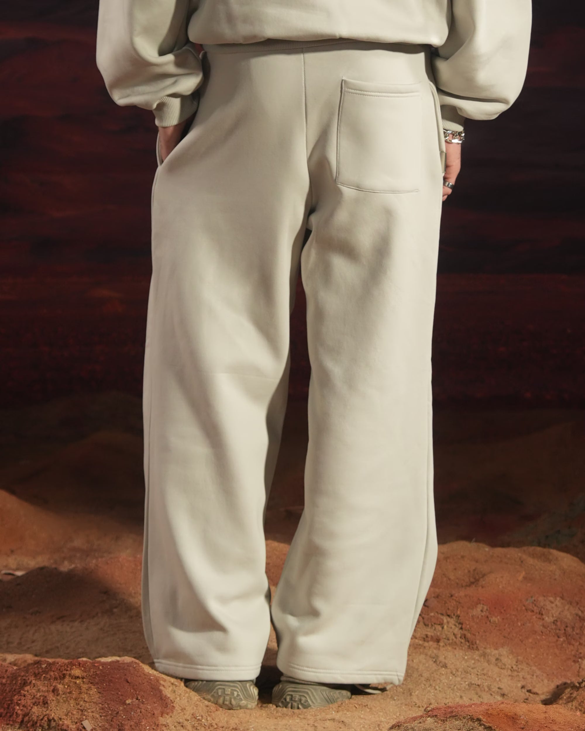 COLUMN TROUSER (WHITE)