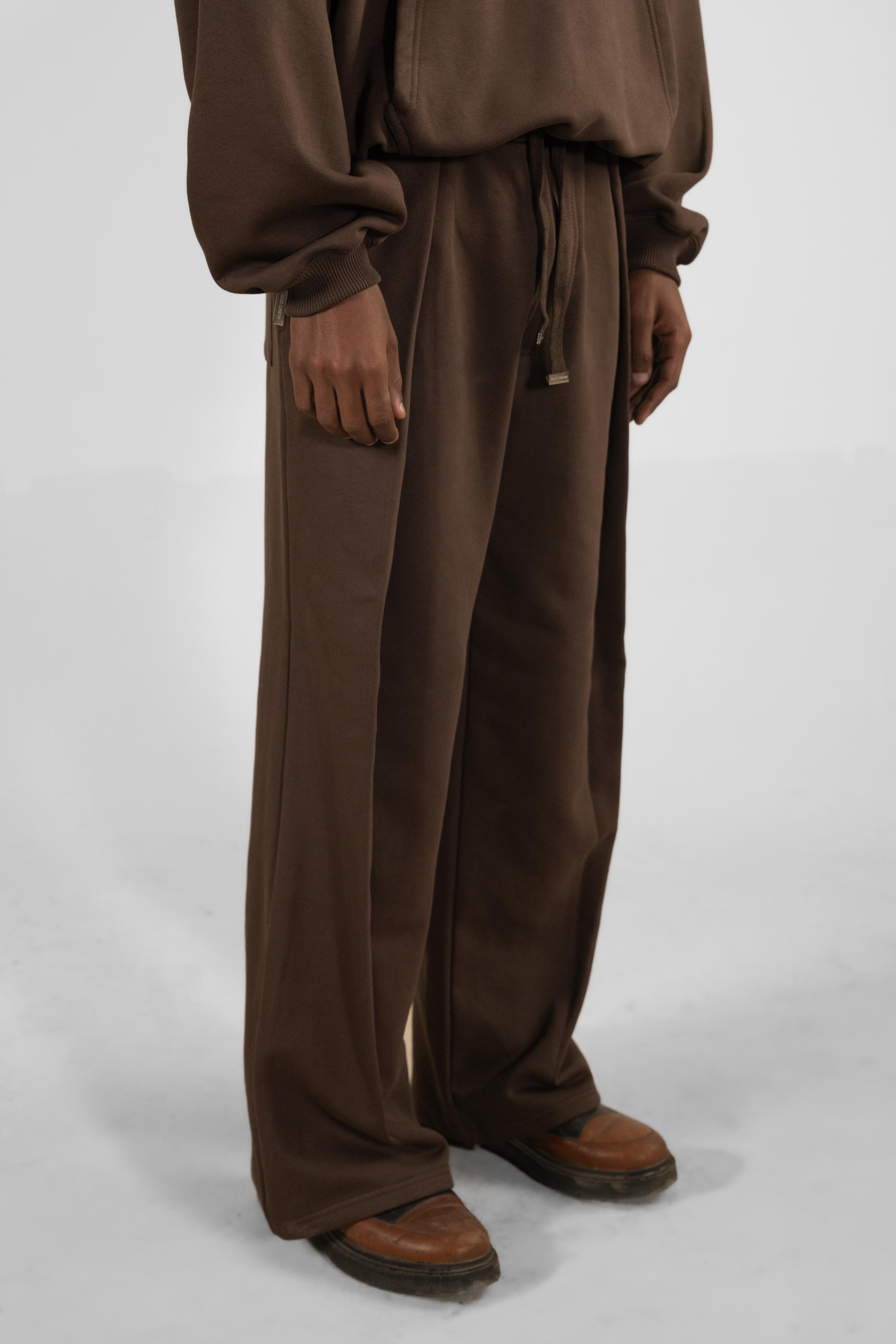 COLUMN TROUSER (BROWN)
