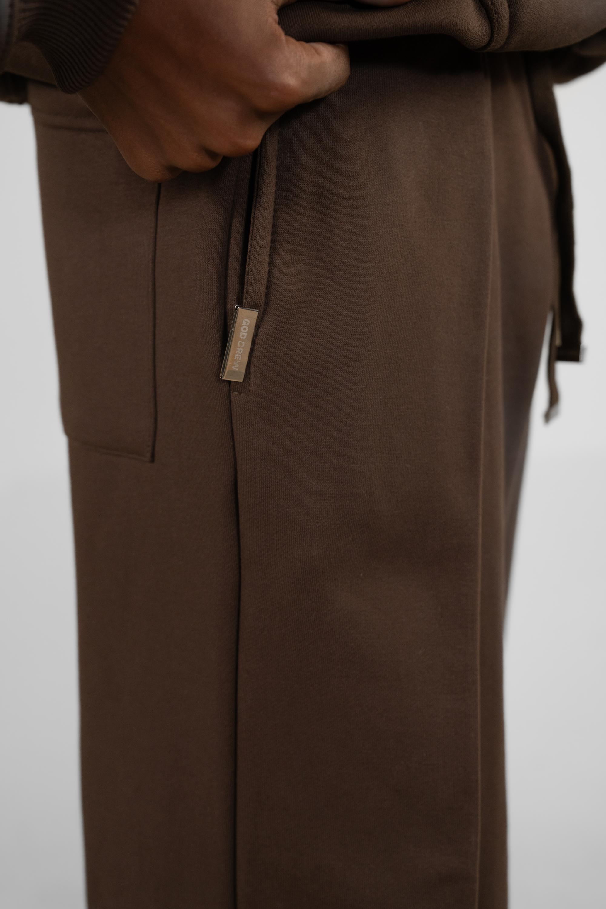 COLUMN TROUSER (BROWN)