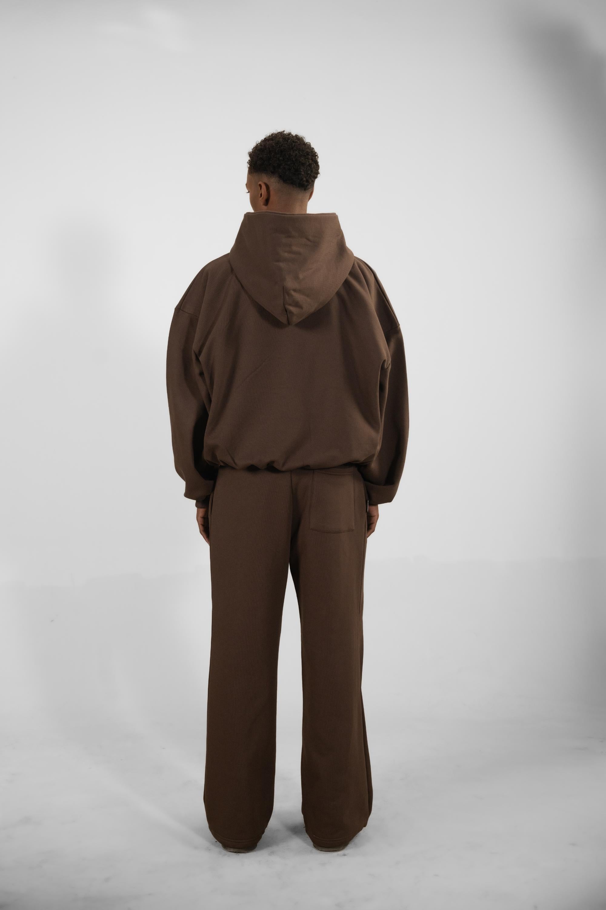 COLUMN TROUSER (BROWN)
