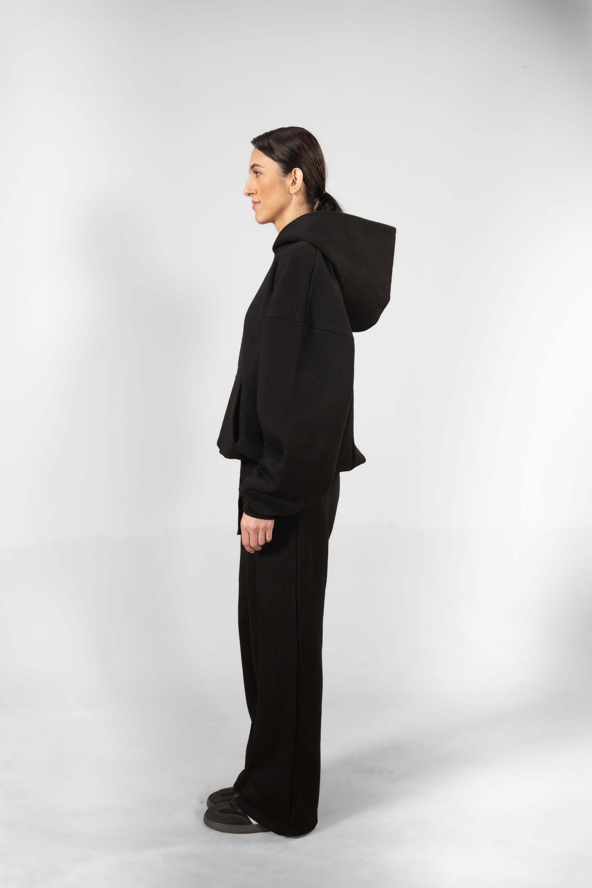 COLUMN TROUSER (BLACK)