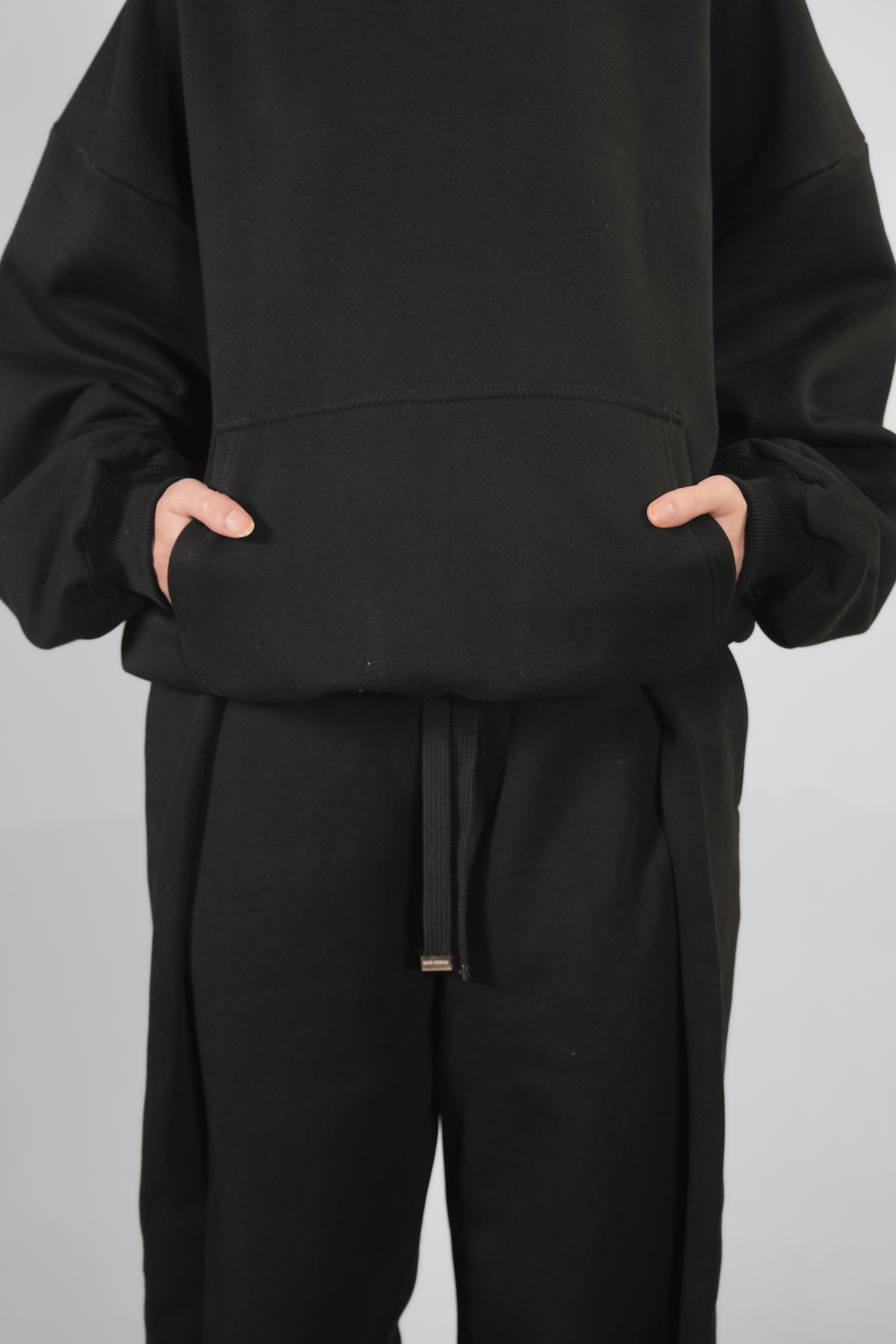 COLUMN TROUSER (BLACK)